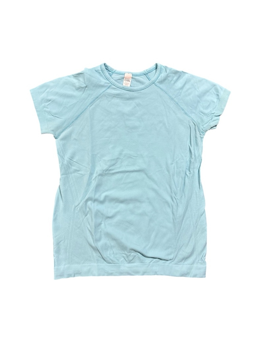 Athleta Girl Blue Athletic Tee Shirt Size M 8-10 Activewear